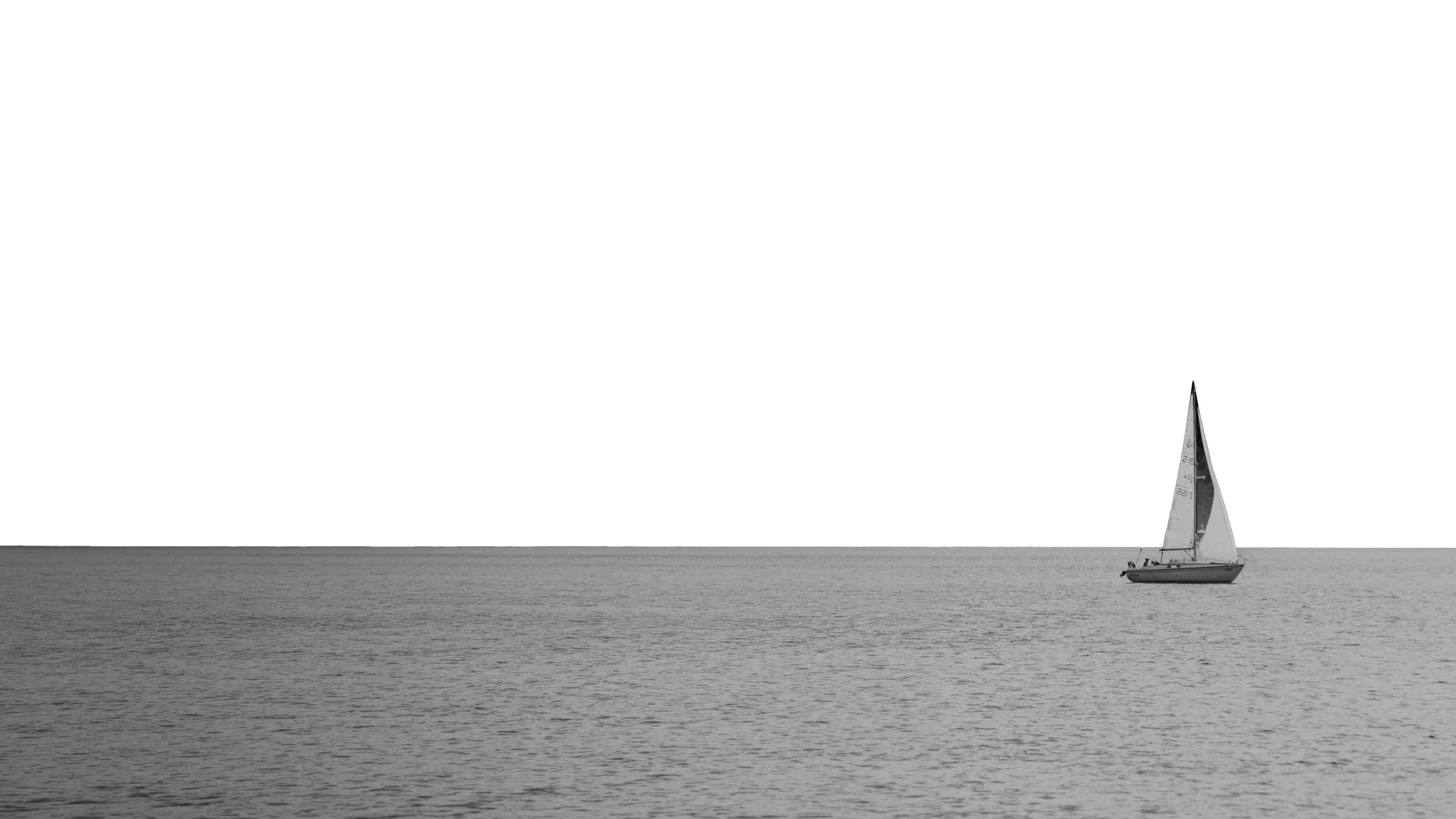 Fotografía en blanco y negro de un barco — imagen principal de la galería de Ángel Lavayen